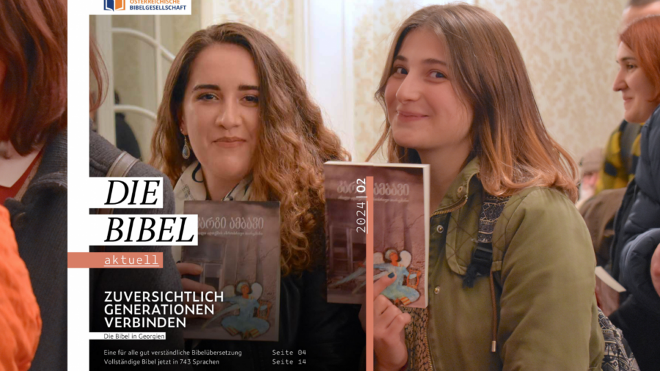 Das Cover der aktuellen Ausgabe "die Bibel aktuell".