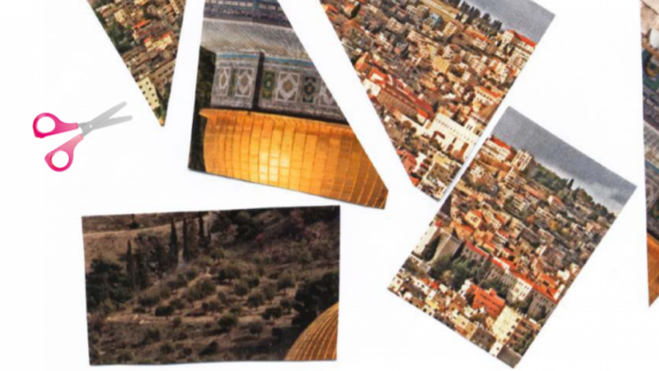 Puzzle zu Jerusalem für Kinder