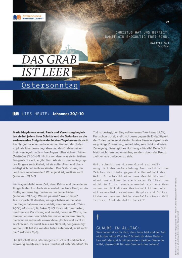 Die zehnte Seite der Osterbibellese