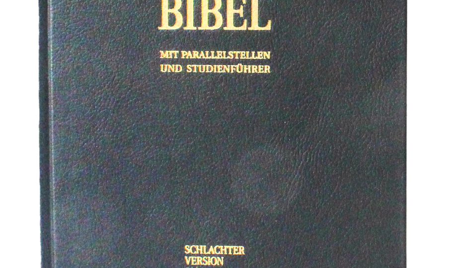 Cover der Schlachter Bibel 2000 in schwarz