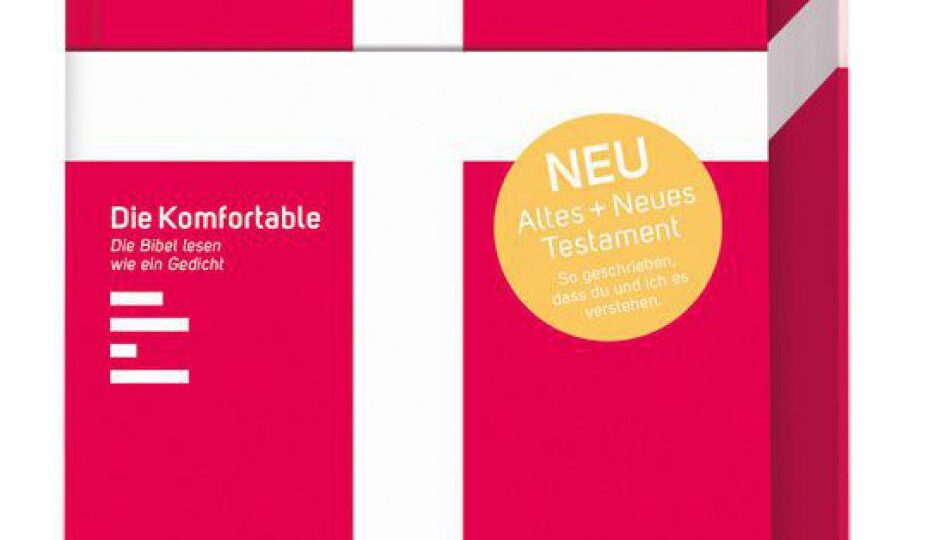 Rote BasisBibel-Ausgabe in der Version Die Komfortable