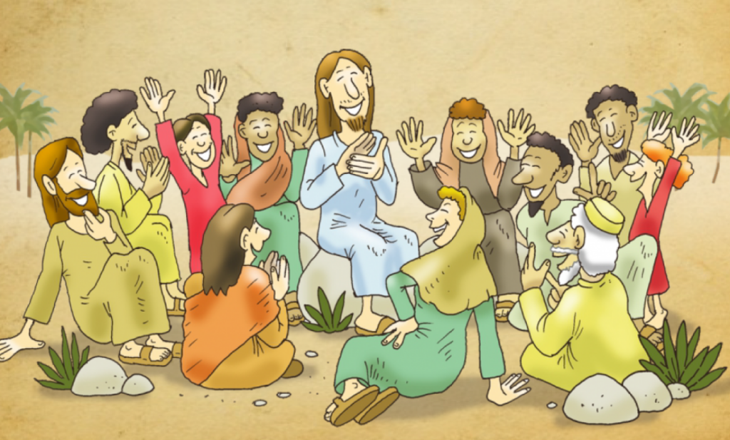 Jesus mit Kindern - aus den Kinder-Mitmach-Heften der Österreichischen Bibelgesellschaft